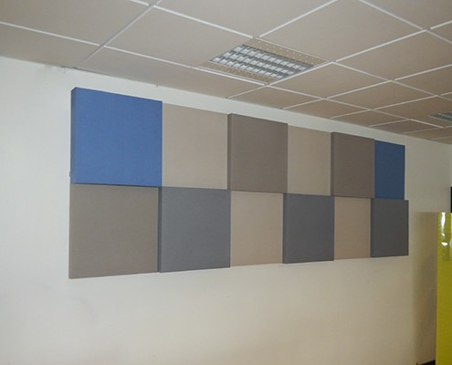 Flex ljudabsorbenter för vägg